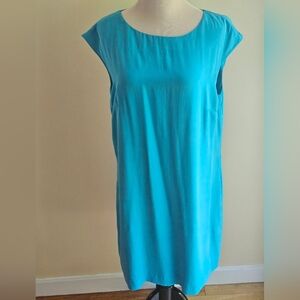 Cynthia ROWLEY 100% SILK Blue Dress